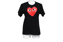 画像をギャラリービューアに読み込む, 未使用 プレイコムデギャルソン PLAY COMME des GARCONS Tシャツ AZ-T111 ブラック タグ付き 中古 57280