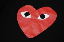 画像をギャラリービューアに読み込む, 未使用 プレイコムデギャルソン PLAY COMME des GARCONS Tシャツ AZ-T111 ブラック タグ付き 中古 57280