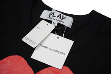 画像をギャラリービューアに読み込む, 未使用 プレイコムデギャルソン PLAY COMME des GARCONS Tシャツ AZ-T111 ブラック タグ付き 中古 57280
