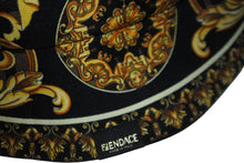 画像をギャラリービューアに読み込む, 極美品 FENDACE フェンダーチェ FENDI×VERSACE ズッカ柄 バロック リバーシブル ハット シルク M FXQ698 AK6T 中古 57282