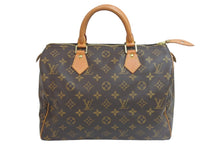 Load image into Gallery viewer, LOUIS VUITTON ルイヴィトン モノグラム スピーディ30 ボストンバッグ ブラウン ハンドバッグ 鞄 ロゴ M41526 美品 中古 57308