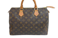 Load image into Gallery viewer, LOUIS VUITTON ルイヴィトン モノグラム スピーディ30 ボストンバッグ ブラウン ハンドバッグ 鞄 ロゴ M41526 美品 中古 57308