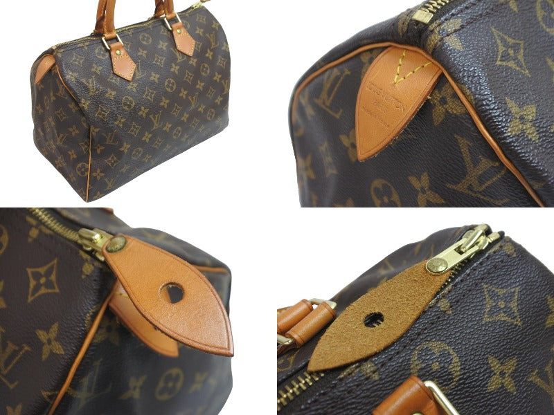 LOUIS VUITTON ルイヴィトン モノグラム スピーディ30 ボストンバッグ ブラウン ハンドバッグ 鞄 ロゴ M41526 美品 中古  57308 – Casanova Vintage