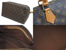 Load image into Gallery viewer, LOUIS VUITTON ルイヴィトン モノグラム スピーディ30 ボストンバッグ ブラウン ハンドバッグ 鞄 ロゴ M41526 美品 中古 57308