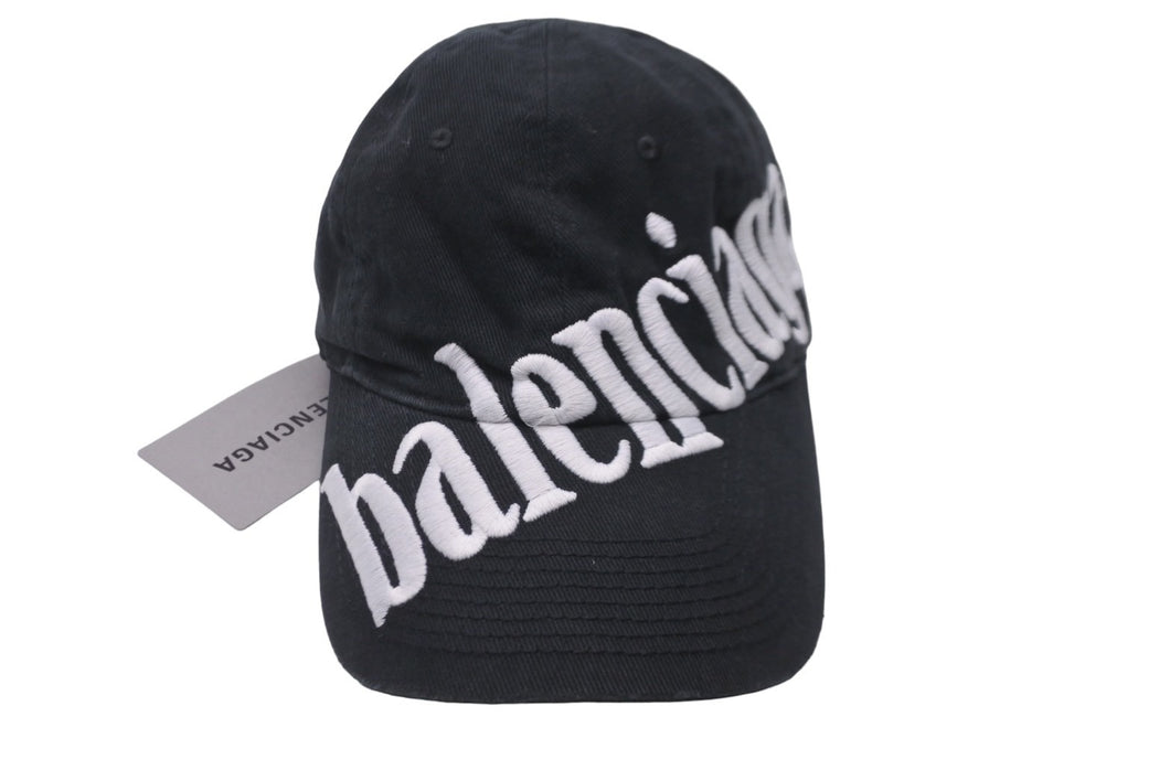 未使用品 BALENCIAGA バレンシアガ キャップ DIAGONAL CAP 22SS680738 410B2 帽子 ブラック コットン サイズS  中古 57329 – Casanova Vintage