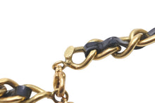 画像をギャラリービューアに読み込む, CHANEL シャネル ブレスレット 95P ココマーク ラインストーン レザー ブラック ゴールド金具 美品 中古 57344