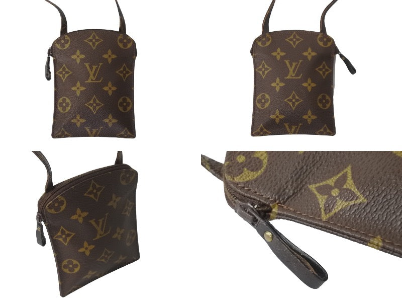 LOUIS VUITTON ルイヴィトン ショルダーバッグ ポーチ M45484 ポシェット セクレ モノグラム ブラウン 美品 中古 57363 –  Casanova Vintage