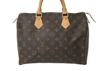 Load image into Gallery viewer, LOUIS VUITTON ルイヴィトン ハンドバッグ M41526 スピーディ30 ブラウン ゴールド金具 美品 中古 57365