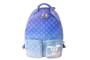 LOUIS VUITTON ルイヴィトン 21FW モノグラムクラウズ リュック ブルー ホワイト M45441 雲 鞄 バックパック 美品 中古  57370 – Casanova Vintage