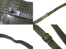 Load image into Gallery viewer, HERMES エルメス ショルダーバッグ ケリースポーツMM □D刻印 グリーン系 ニロティカス 美品 中古 57380