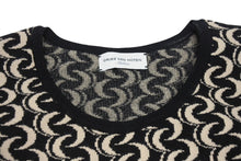 Load image into Gallery viewer, 極美品 DRIES VAN NOTEN ドリス ヴァン ノッテン SS24 Tiger Jacqard Knit Top ニットベスト サイズM ブラック ベージュ 総柄 中古 4b005742