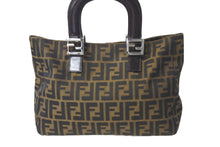 Load image into Gallery viewer, FENDI フェンディ ハンドバッグ トートバッグ ズッカ柄 マンマバケット レディース 26693 美品 中古 57425