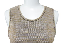 Load image into Gallery viewer, CHANEL シャネル ワンピース ニット ノースリーブ ココマーク P40770K03015 サイズ34 ベージュ ゴールド金具 レディース 美品 57603
