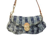 画像をギャラリービューアに読み込む, 極美品 LOUIS VUITTON ルイヴィトン ミニプリーティ レイエ ショルダーバッグ M95333 モノグラムデニム ブルー 中古 4b005761