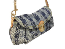画像をギャラリービューアに読み込む, 極美品 LOUIS VUITTON ルイヴィトン ミニプリーティ レイエ ショルダーバッグ M95333 モノグラムデニム ブルー 中古 4b005761