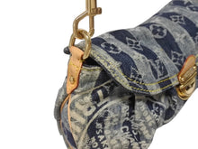 画像をギャラリービューアに読み込む, 極美品 LOUIS VUITTON ルイヴィトン ミニプリーティ レイエ ショルダーバッグ M95333 モノグラムデニム ブルー 中古 4b005761