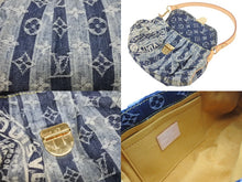 画像をギャラリービューアに読み込む, 極美品 LOUIS VUITTON ルイヴィトン ミニプリーティ レイエ ショルダーバッグ M95333 モノグラムデニム ブルー 中古 4b005761