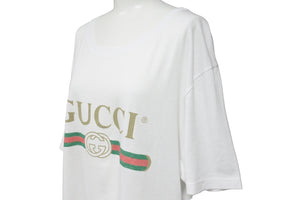 GUCCI グッチ 半袖Ｔシャツ カットソー17AW FW WASHD COT ダメージ加工 