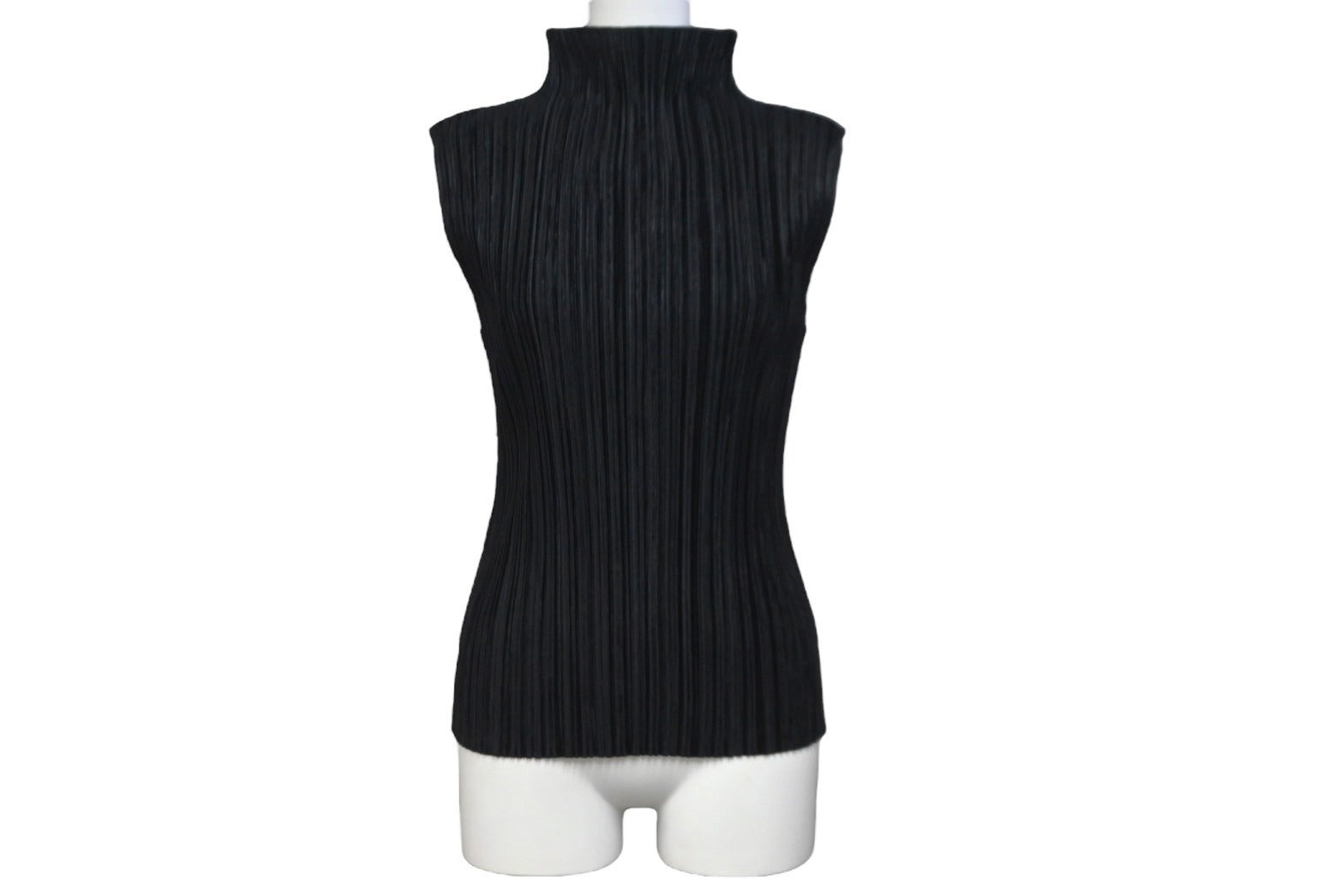 極美品 PLEATS PLEASE ISSEY MIYAKE プリーツプリーズ イッセイミヤケ タンクトップ ブラック サイズ3 PP53-JK201  中古 57657 正規品 – Casanova Vintage