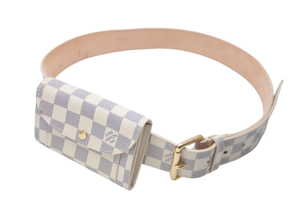 LOUIS VUITTON ルイヴィトン ベルト バックル サンチュール ポシェット ソロ 34/85 M9835 ゴールド金具 美品 中古  57665 – Casanova Vintage