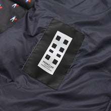 画像をギャラリービューアに読み込む, MONCLER モンクレール FRAGMENT フラグメント ダウンジャケット ダウン ネイビー アウター BACK STAGE バックステージ サイズ4 美品 中古 4a005770