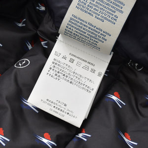 MONCLER モンクレール FRAGMENT フラグメント ダウンジャケット ダウン ネイビー アウター BACK STAGE バックステージ サイズ4 美品 中古 4a005770