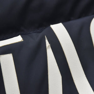 MONCLER モンクレール FRAGMENT フラグメント ダウンジャケット ダウン ネイビー アウター BACK STAGE バックステージ サイズ4 美品 中古 4a005770