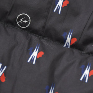 MONCLER モンクレール FRAGMENT フラグメント ダウンジャケット ダウン ネイビー アウター BACK STAGE バックステージ サイズ4 美品 中古 4a005770