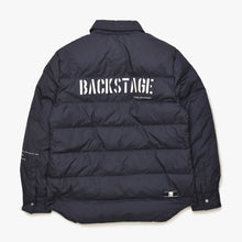 画像をギャラリービューアに読み込む, MONCLER モンクレール FRAGMENT フラグメント ダウンジャケット ダウン ネイビー アウター BACK STAGE バックステージ サイズ4 美品 中古 4a005770