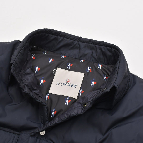 MONCLER モンクレール FRAGMENT フラグメント ダウンジャケット ダウン ネイビー アウター BACK STAGE バックステージ サイズ4 美品 中古 4a005770