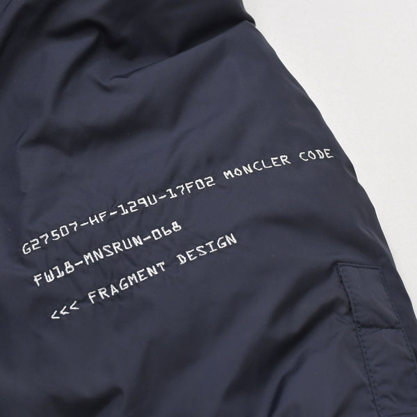 MONCLER モンクレール FRAGMENT フラグメント ダウンジャケット ダウン ネイビー アウター BACK STAGE バックステージ サイズ4 美品 中古 4a005770