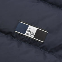 画像をギャラリービューアに読み込む, MONCLER モンクレール FRAGMENT フラグメント ダウンジャケット ダウン ネイビー アウター BACK STAGE バックステージ サイズ4 美品 中古 4a005770