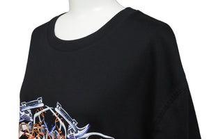 GIVENCHY ジバンシィ 半袖 Ｔシャツ Neon Lights BM71203002 ブラック コットン サイズ XXL 美品 中古 57705