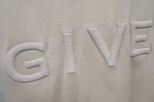 GIVENCHY ジバンシィ 半袖Ｔシャツ トップス BM71DS3Y6B ポルトガル製 ロゴ刺繍 コットン ベージュ サイズL 良品 中古 57709