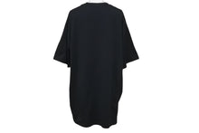 Load image into Gallery viewer, GIVENCHY ジバンシィ 半袖Ｔシャツ Ribbon Trimmed Logo BM70VA3002 ブラック コットン 美品 中古 57712