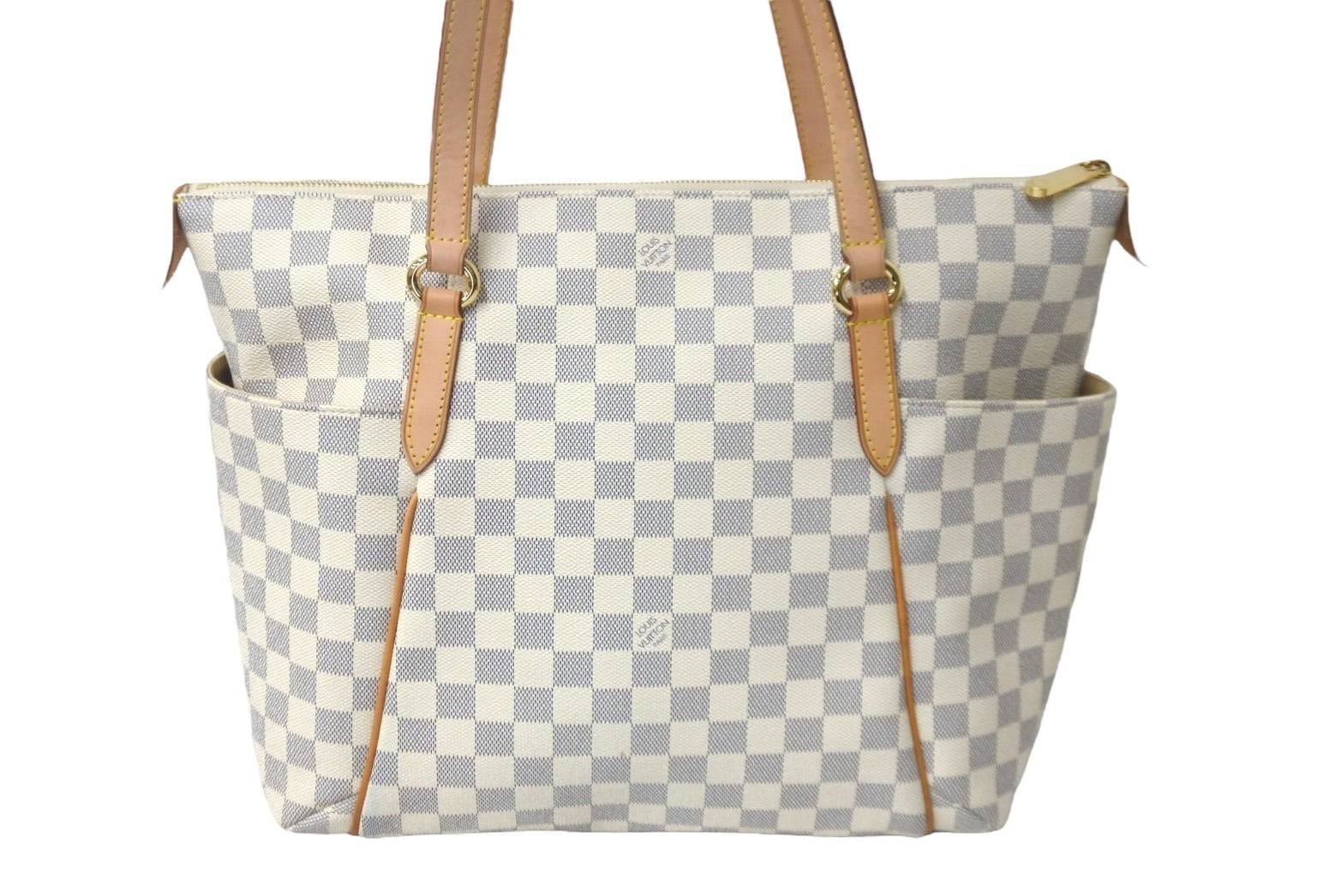 LOUIS VUITTON ルイヴィトン トートバッグ トータリーMM ダミエアズールキャンバス N51262 ゴールド金具 美品 中古 57779  – Casanova Vintage