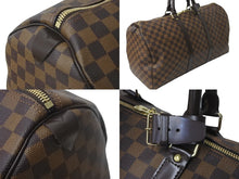 画像をギャラリービューアに読み込む, 極美品 LOUIS VUITTON ルイヴィトン ダミエ キーポル50 ボストンバッグ N41427 コーティングキャンバス ブラウン 中古 57782