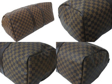 画像をギャラリービューアに読み込む, 極美品 LOUIS VUITTON ルイヴィトン ダミエ キーポル50 ボストンバッグ N41427 コーティングキャンバス ブラウン 中古 57782