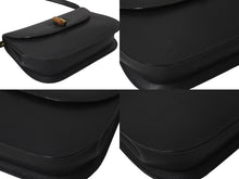 画像をギャラリービューアに読み込む, GUCCI グッチ オールドグッチ バンブー ショルダーバッグ ブラック レザー 鞄 斜め掛け 美品 中古 57820