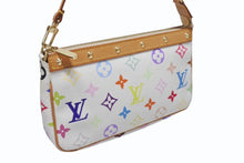 画像をギャラリービューアに読み込む, 極美品 LOUIS VUITTON ルイヴィトン ポシェット アクセソワール アクセサリーポーチ M92649 モノグラム マルチカラー 村上隆 中古 4b005784