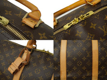 画像をギャラリービューアに読み込む, LOUIS VUITTON ルイヴィトン キーポル バンドリエール50 ボストンバッグ モノグラム M41416 ブラウン 良品 中古 57851