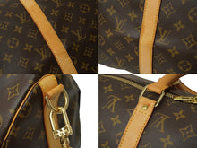画像をギャラリービューアに読み込む, LOUIS VUITTON ルイヴィトン キーポル バンドリエール50 ボストンバッグ モノグラム M41416 ブラウン 良品 中古 57851