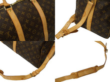 画像をギャラリービューアに読み込む, LOUIS VUITTON ルイヴィトン キーポル バンドリエール50 ボストンバッグ モノグラム M41416 ブラウン 良品 中古 57851