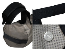 画像をギャラリービューアに読み込む, CHANEL シャネル ボストンバッグ 旅行バッグ スポーツライン 8番台 ナイロン ベージュ グラデーション シルバー 美品 中古 57864