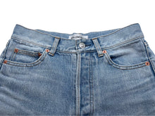 画像をギャラリービューアに読み込む, BALENCIAGA バレンシアガ ストレートパンツ レディース 517959TAP04 デニム ブルー シルバー金具 中古 57906