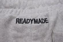 画像をギャラリービューアに読み込む, READY MADE レディメイド スウェットパンツ ジョガーパンツ ブランドロゴ CLF 刺繍 日本製 コットン グレー M 美品 中古 57920
