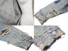 画像をギャラリービューアに読み込む, SAINT MICHAEL セント マイケル BerBerJin デニム ジャケット ダメージ加工 SM-A23-0000-C17 サイズXL 美品 中古 57929