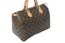 Load image into Gallery viewer, LOUIS VUITTON ルイヴィトン ハンドバッグ スピーディー30 モノグラム M41526 PVC レザー ゴールド金具 美品 中古 57961