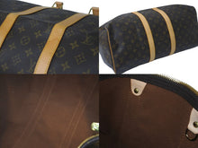 画像をギャラリービューアに読み込む, LOUIS VUITTON ルイヴィトン ボストンバッグ キーポル45 モノグラム M41428 ブラウン ゴールド金具 美品 中古 57965