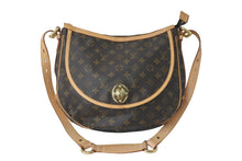 画像をギャラリービューアに読み込む, LOUIS VUITTON ルイヴィトン ショルダーバッグ M40075 トゥラムGM モノグラム スペイン製 ブラウン ゴールド金具 美品 中古 57969